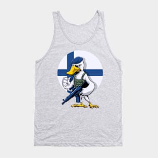 Finnish Swan Scandinavian Trooper Tank Top